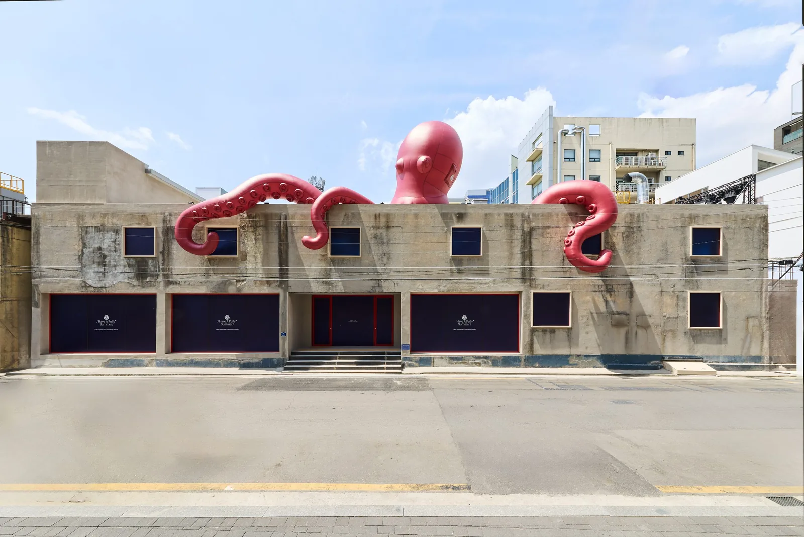 Moncler ‘Have A Puffy Summer’ Pop-up in Seongsu District campaign work by Group Z International